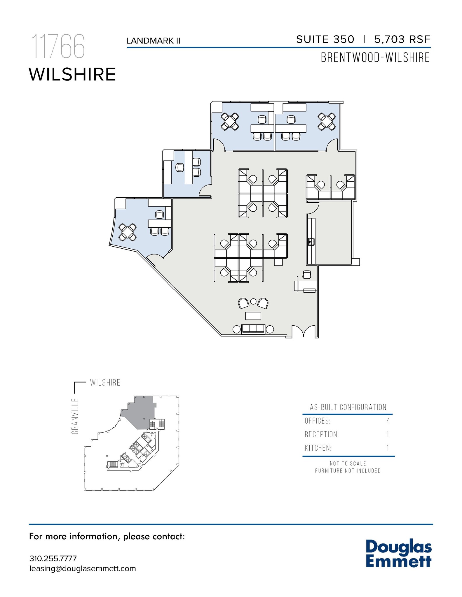11766 Wilshire Blvd, Los Angeles, CA to rent Floor Plan- Image 1 of 1
