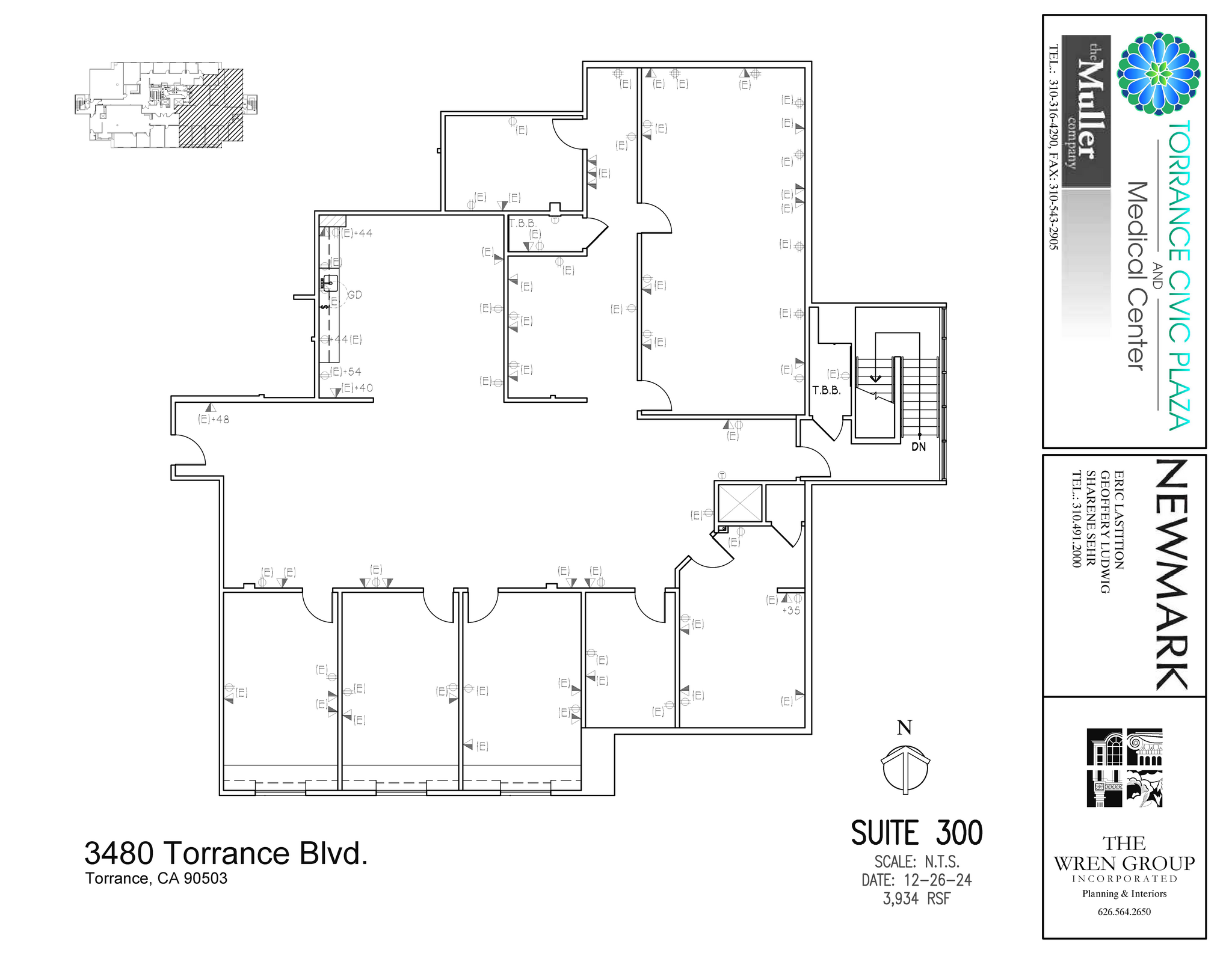 3400 Torrance Blvd, Torrance, CA for rent Floor Plan- Image 1 of 1