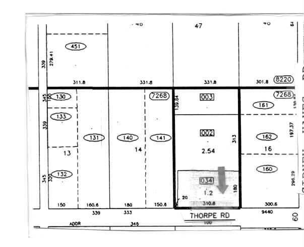 121 Thorpe Rd, Orlando, FL for rent - Plat Map - Image 3 of 5