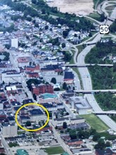 201-209 W Pike St, Clarksburg, WV - aerial  map view