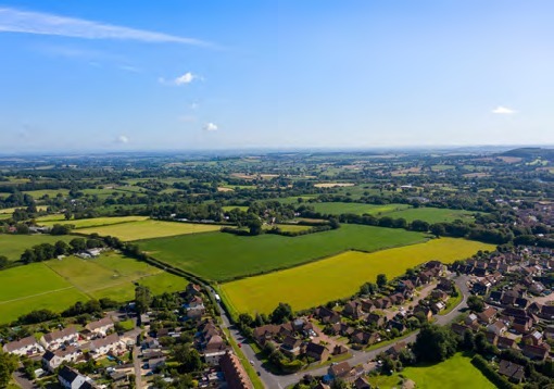 Mount Hindrance Ln, Chard for sale - Aerial - Image 2 of 5