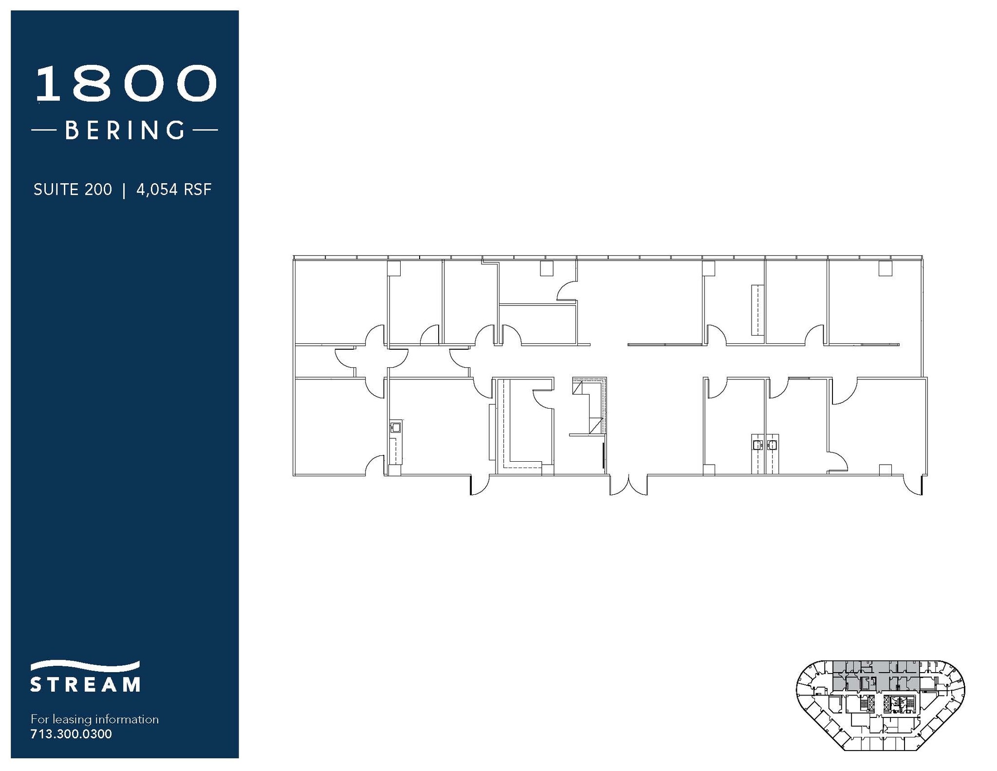1800 Bering Dr, Houston, TX to rent Floor Plan- Image 1 of 1