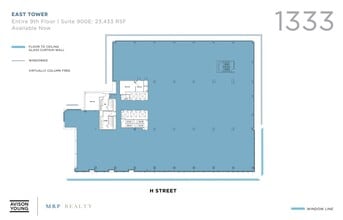 1333 H St NW, Washington, DC to rent Floor Plan- Image 1 of 1