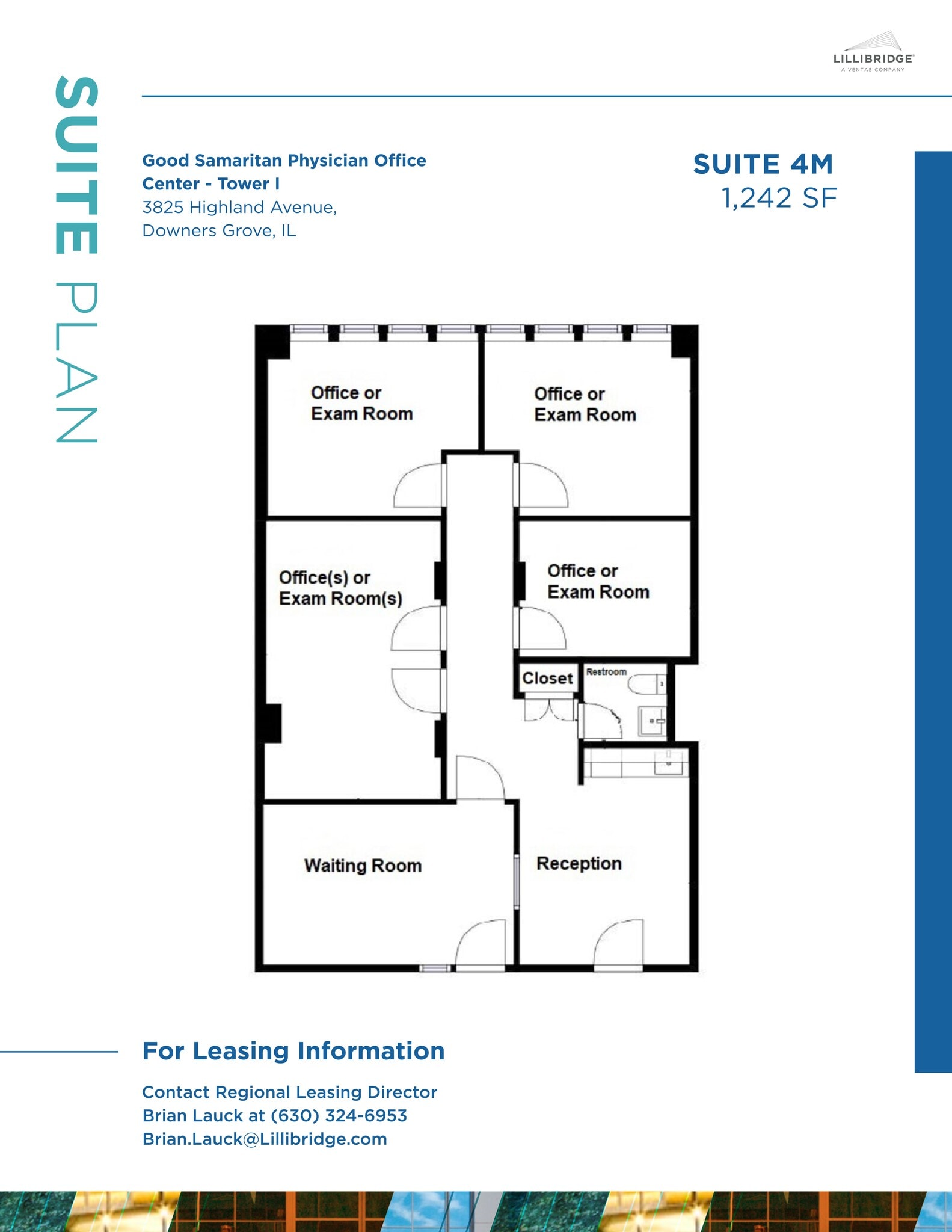 3825 Highland Ave, Downers Grove, IL to rent Site Plan- Image 1 of 1