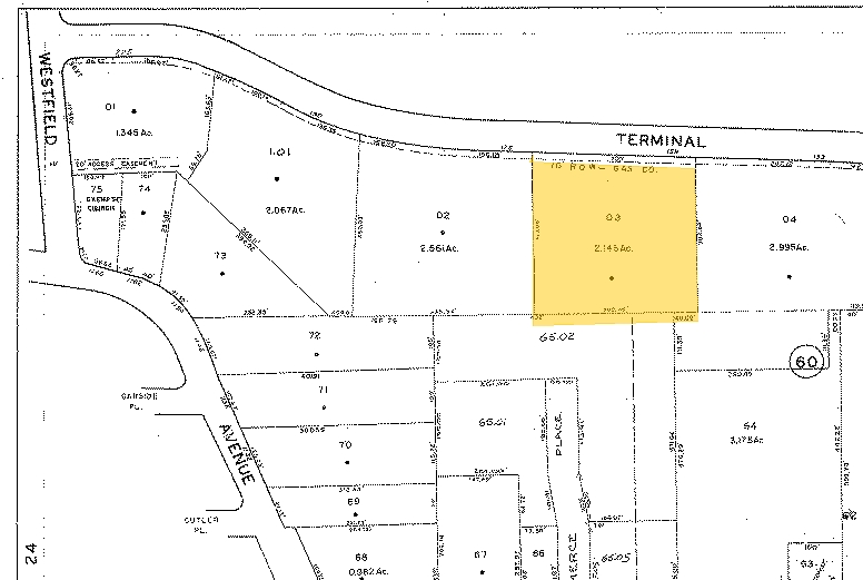 159 Terminal Ave, Clark, NJ for rent - Plat Map - Image 2 of 3