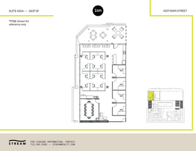 4201 Main St, Houston, TX for rent Floor Plan- Image 1 of 2