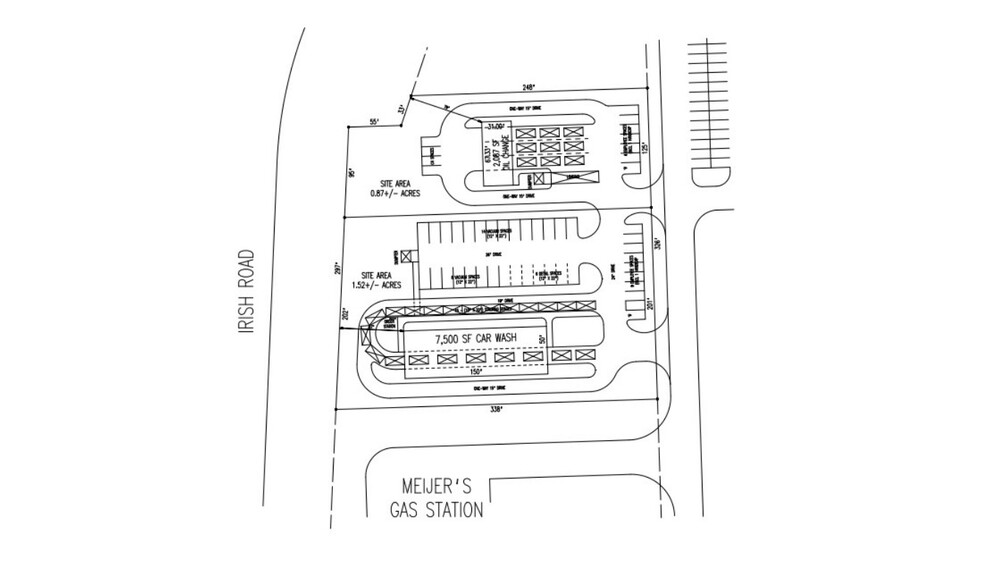 Davison - I-69 & Irish Road, Davison, MI for rent - Site Plan - Image 2 of 2