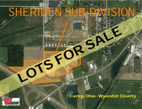 Sheriden Dr, Carey, OH for sale Aerial- Image 1 of 5