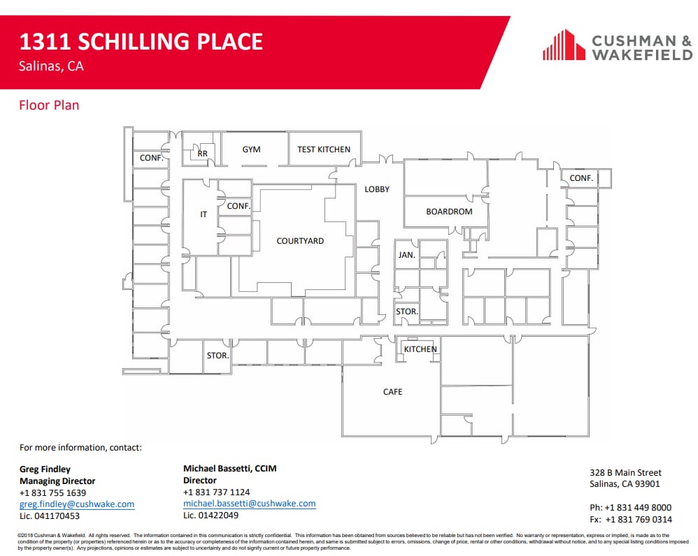 1311 Schilling Pl, Salinas, CA to rent Floor Plan- Image 1 of 1