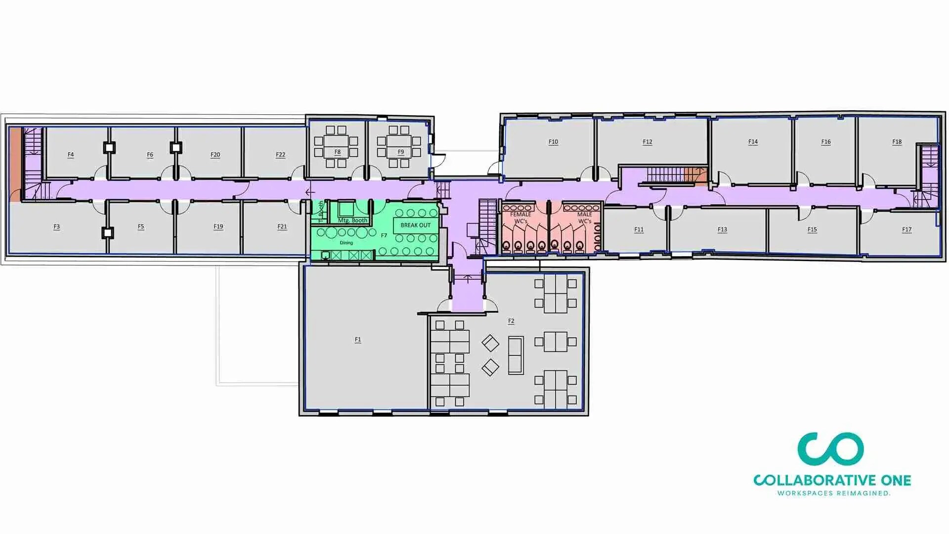 Collaborative One, South Croydon to rent Floor Plan- Image 1 of 7