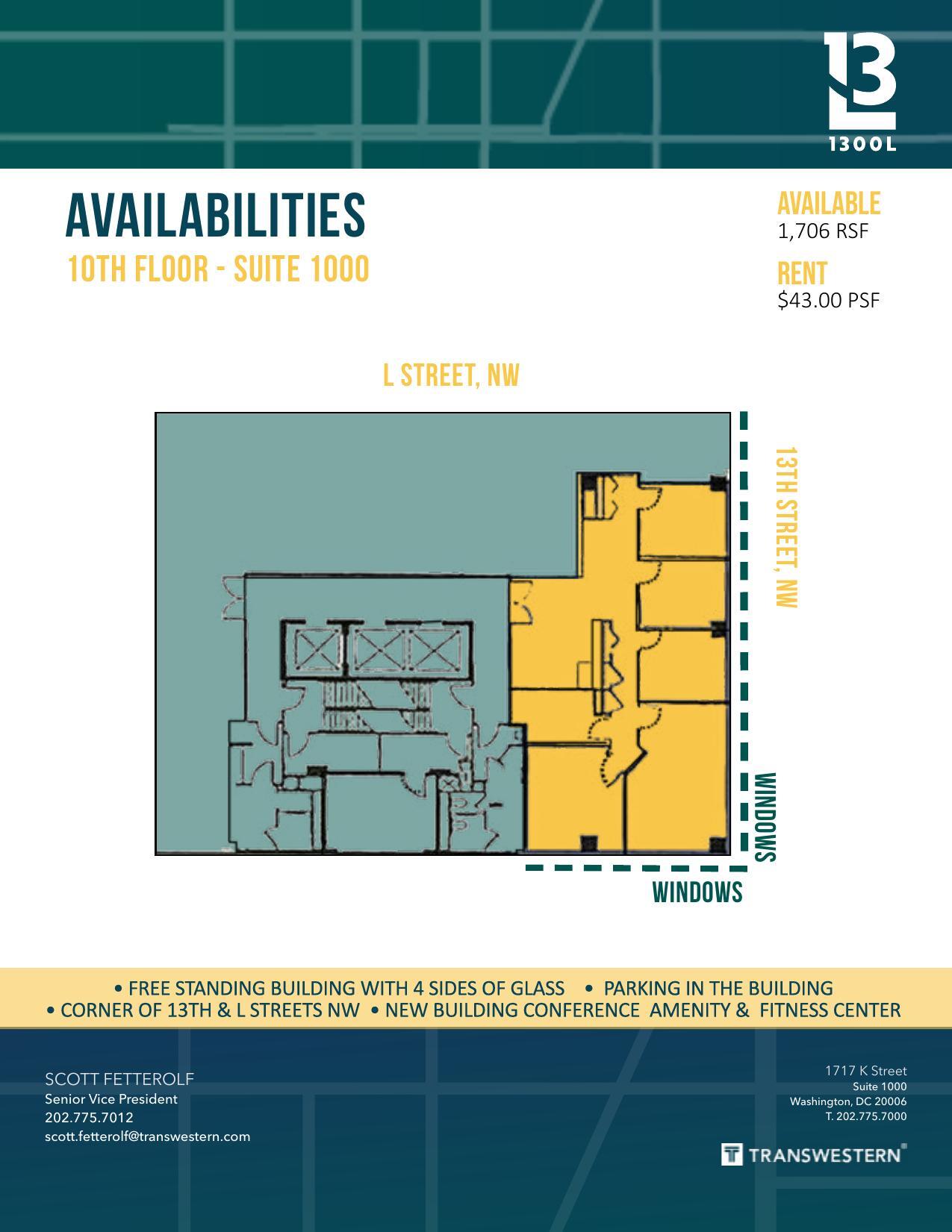 1300 L St NW, Washington, DC to rent Floor Plan- Image 1 of 1