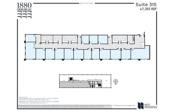 1880 Century Park E, Los Angeles, CA to rent Floor Plan- Image 2 of 2