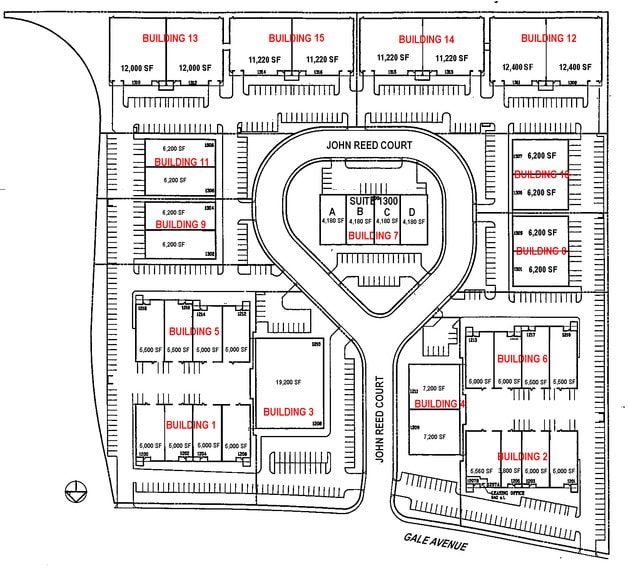 1306-1308 S John Reed Ct, City Of Industry, CA for rent - Site Plan - Image 3 of 4