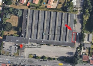 Nantes - Aerial map view