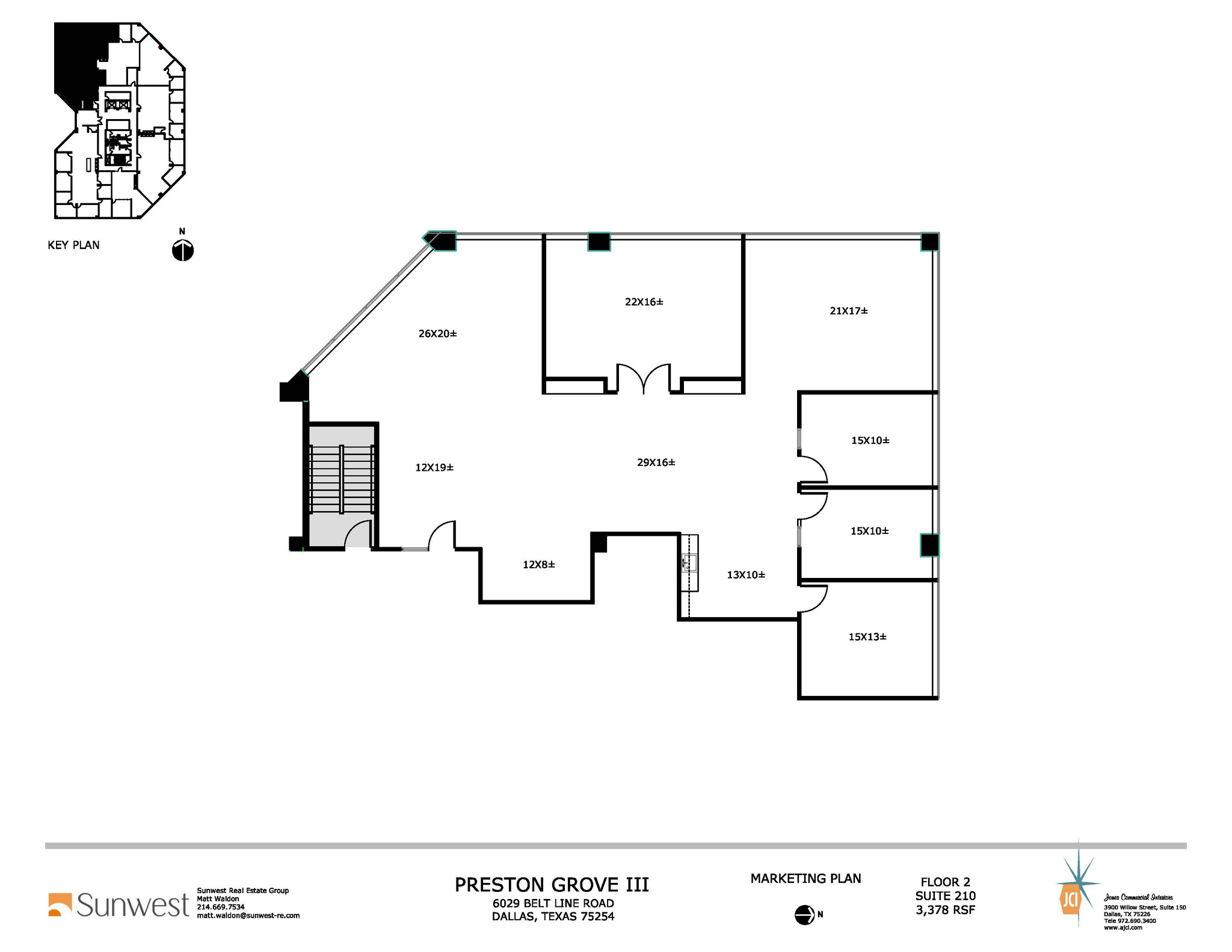 6009 Belt Line Rd, Dallas, TX for rent Floor Plan- Image 1 of 9