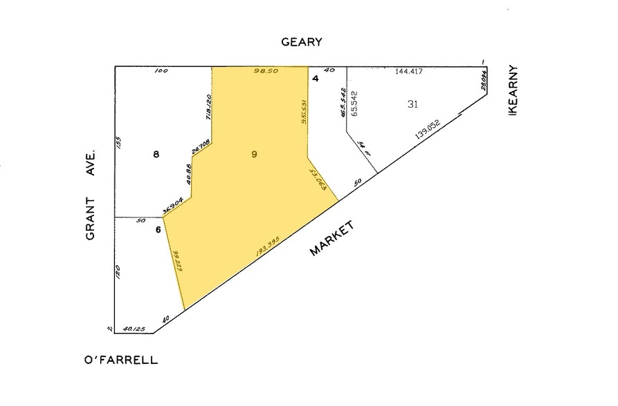 49-55 Geary St, San Francisco, CA for rent - Plat Map - Image 3 of 4