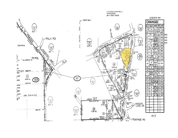 447-475 College Blvd, Oceanside, CA for rent - Plat Map - Image 1 of 1