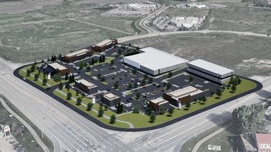 10000-10500 Baseline Rd, Sherwood Park, AB - AERIAL  map view - Image1