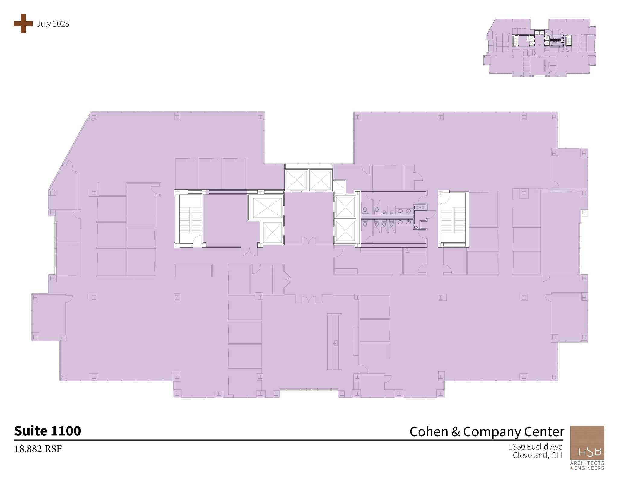 1350 Euclid Ave, Cleveland, OH to rent Site Plan- Image 1 of 1