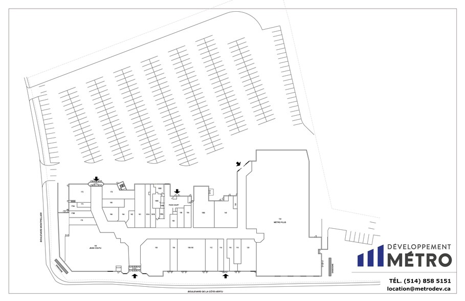 740 Boul de la Côte-Vertu, Montréal, QC for rent - Site Plan - Image 2 of 23