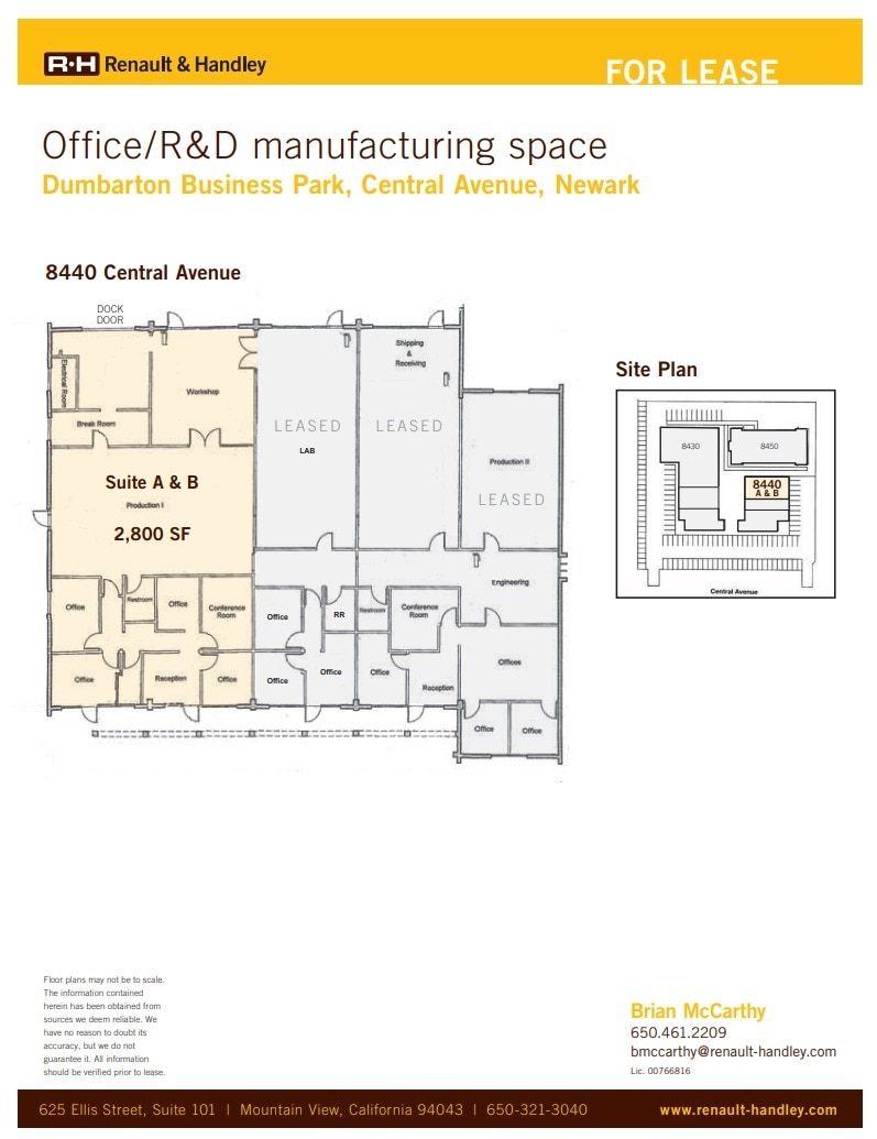 8430 Central Ave, Newark, CA to rent Floor Plan- Image 1 of 1