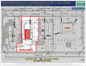 221 Main St, Harleysville, PA for rent Plat Map- Image 1 of 4