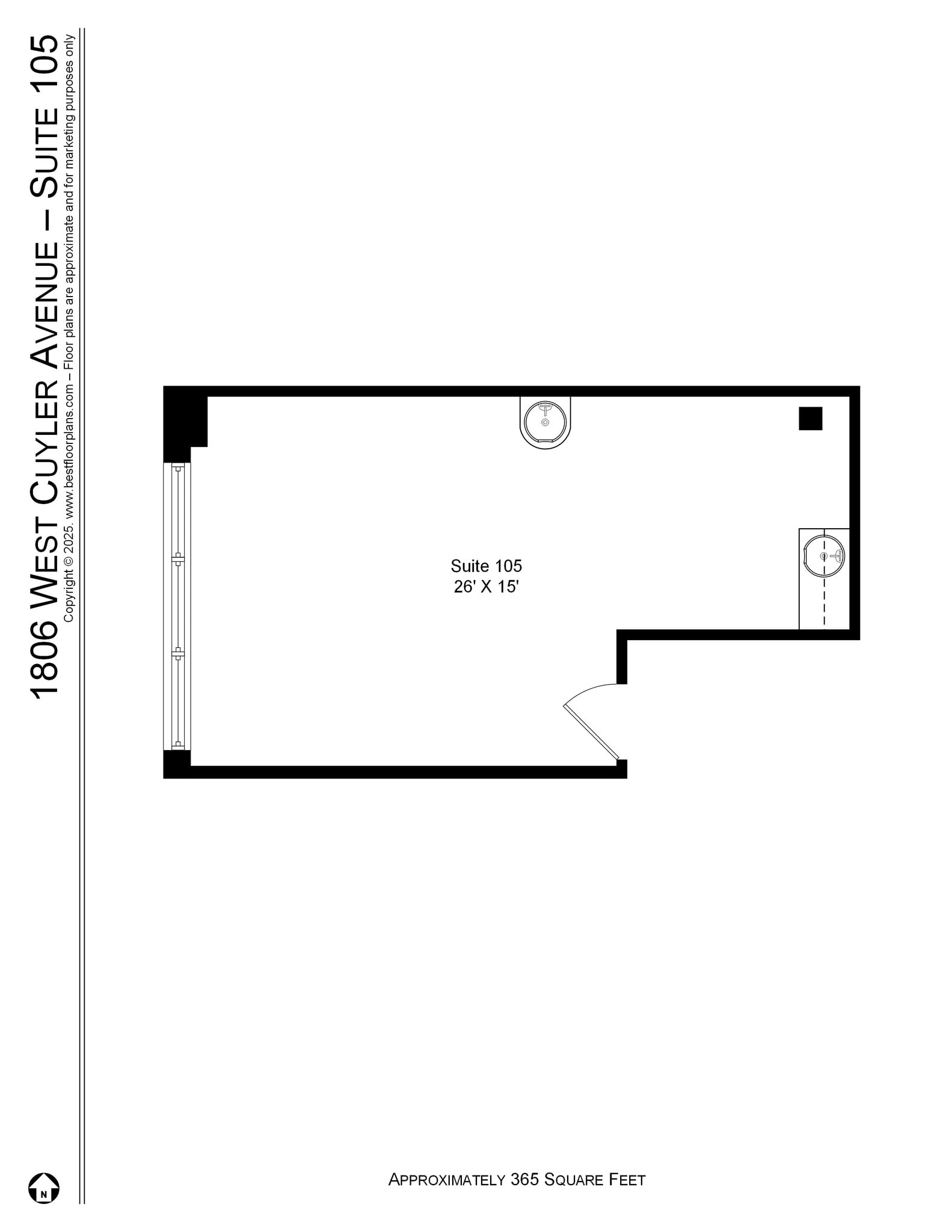 1800-1814 W Cuyler Ave, Chicago, IL to rent Interior Photo- Image 1 of 1