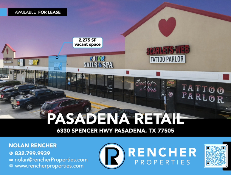 6330 Spencer Hwy, Pasadena, TX for rent - Building Photo - Image 1 of 5