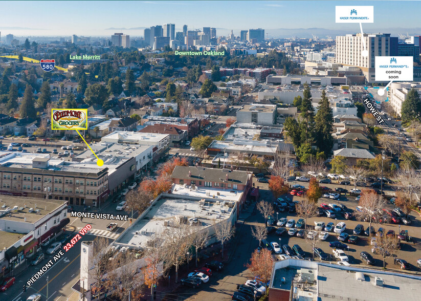 4038-4040 Piedmont Ave, Oakland, CA for sale - Aerial - Image 1 of 1