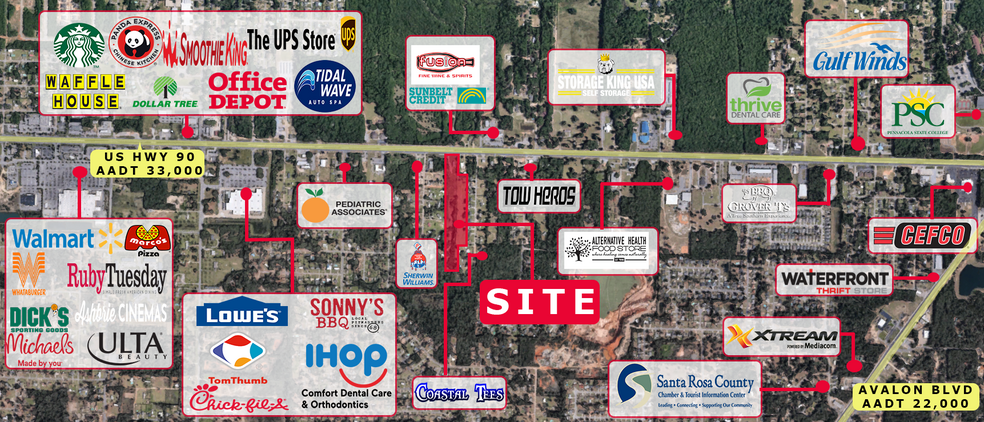 5375 Hwy 90, Pace, FL for rent - Building Photo - Image 1 of 3