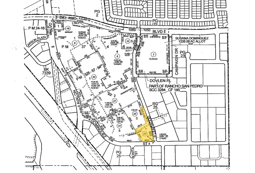 945 E Dominguez St, Carson, CA for rent - Plat Map - Image 2 of 4