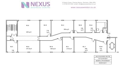 6 Darby Clos, Swindon to rent Floor Plan- Image 1 of 4
