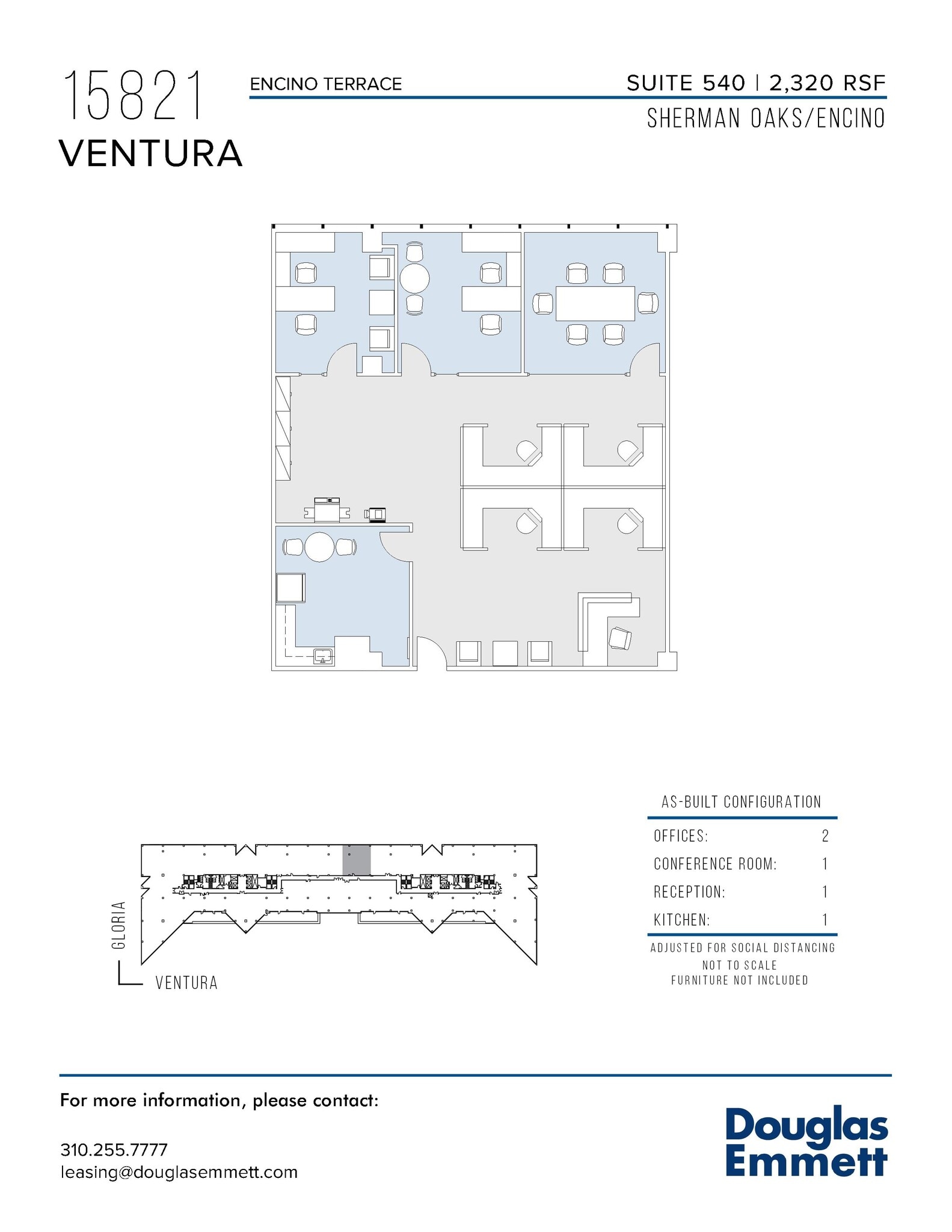 15821 Ventura Blvd, Encino, CA to rent Floor Plan- Image 1 of 1