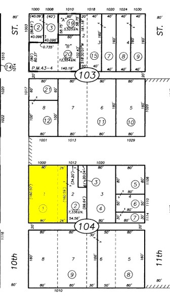 1000 K St, Sacramento, CA for rent - Plat Map - Image 3 of 59