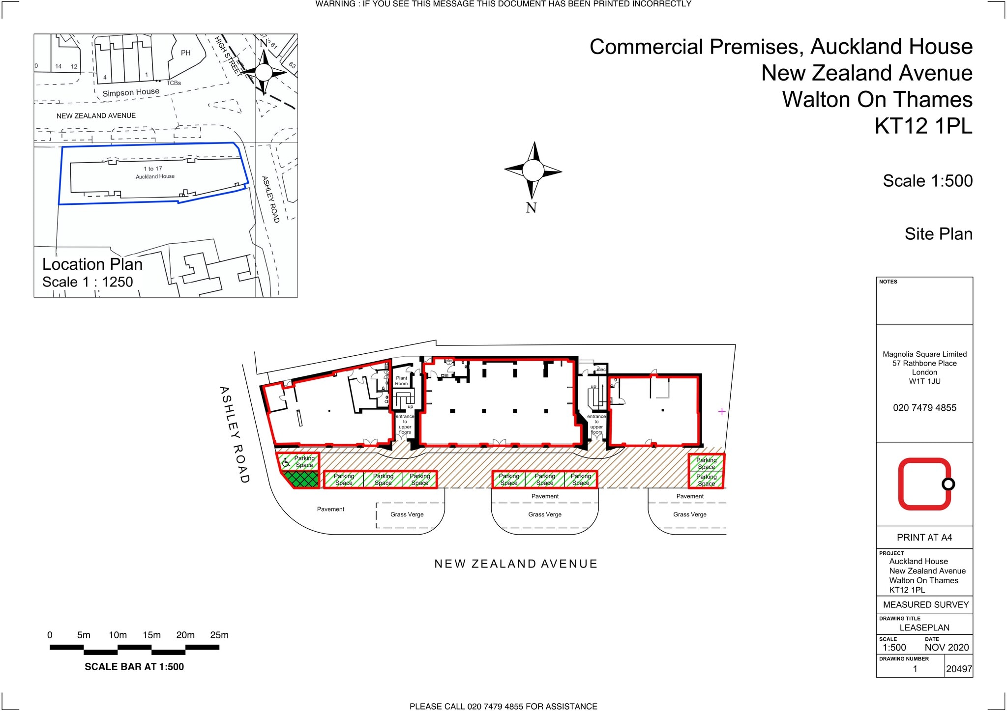 New Zealand Ave, Walton On Thames to rent Site Plan- Image 1 of 6