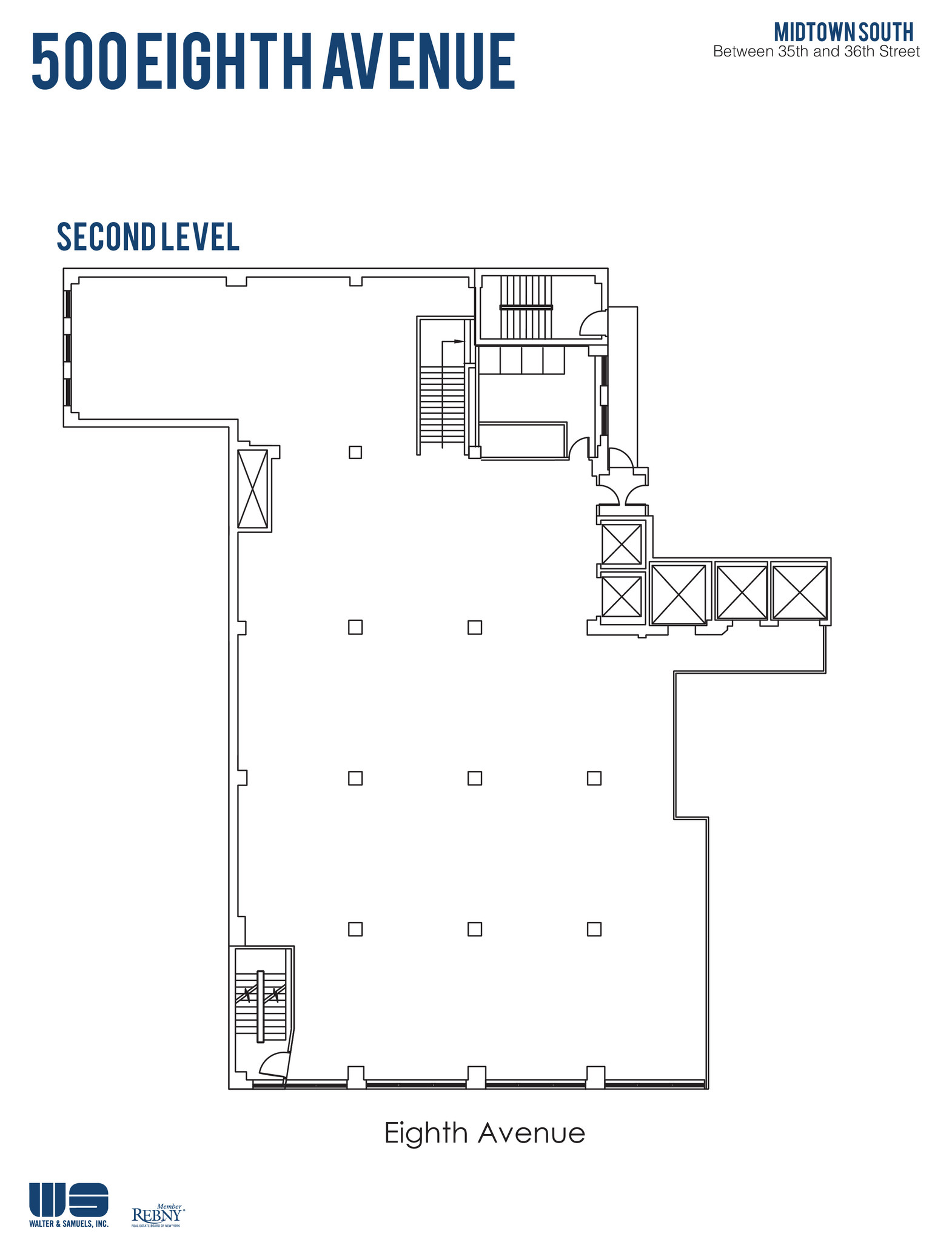 500 Eighth Ave, New York, NY for rent Floor Plan- Image 1 of 3