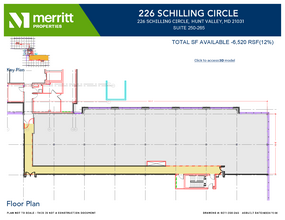 215 Schilling Cir, Hunt Valley, MD for rent Floor Plan- Image 1 of 2