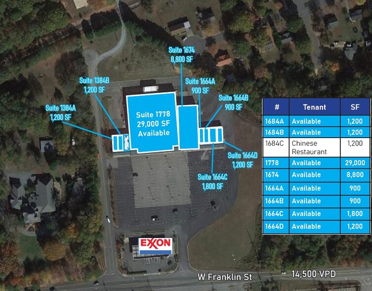 1678 Franklin St, Monroe, NC for rent - Building Photo - Image 2 of 3