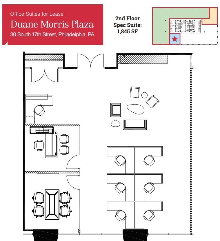 30 S 17th St, Philadelphia, PA to rent Floor Plan- Image 1 of 7