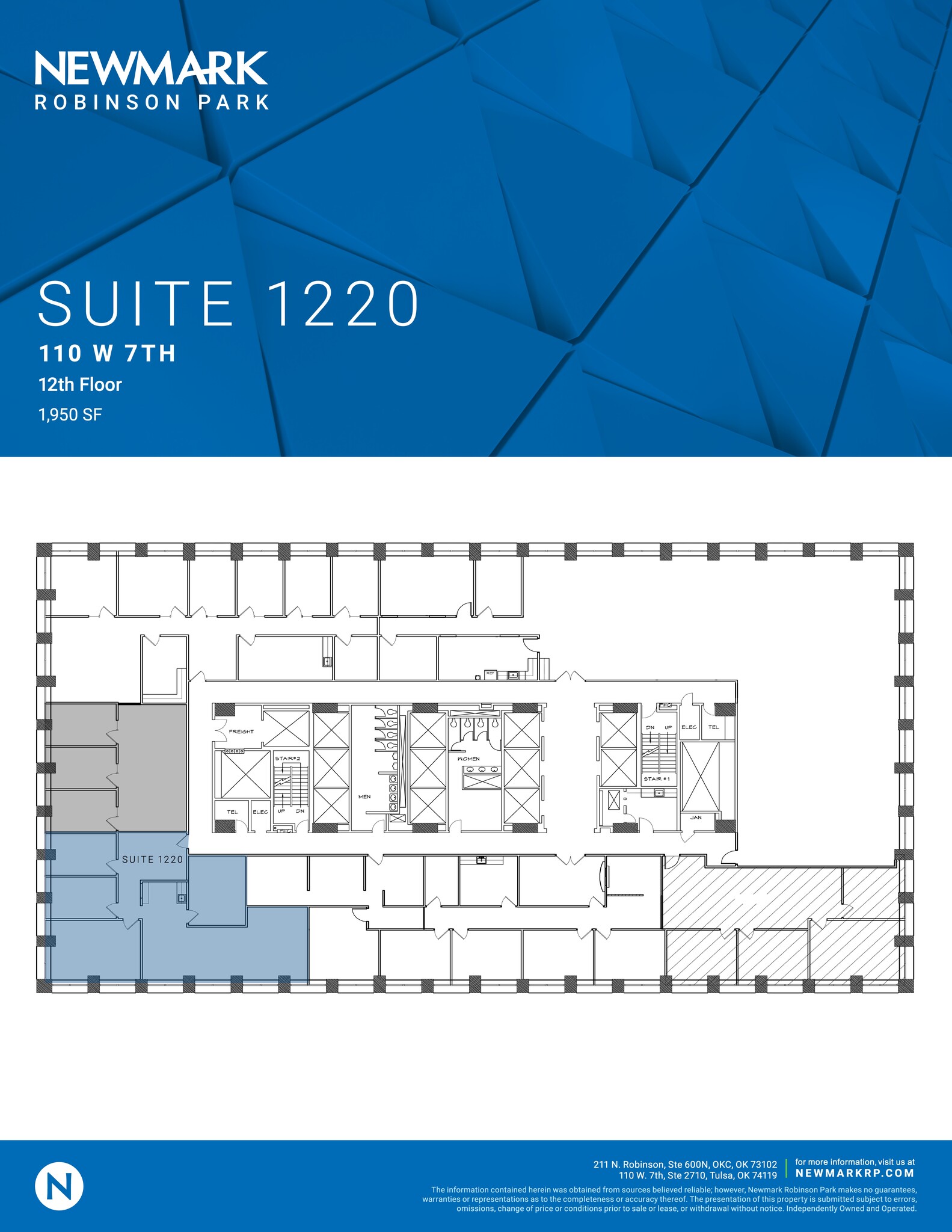 110 W 7th St S, Tulsa, OK to rent Site Plan- Image 1 of 1