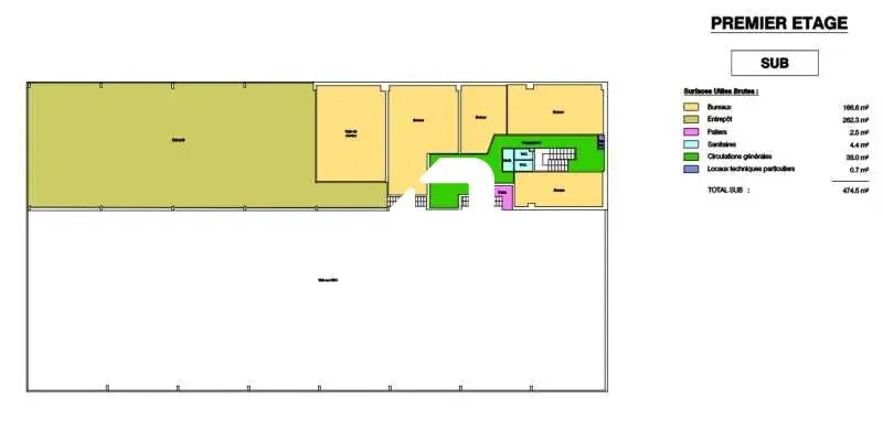 Light Industrial in Coignières to rent - Floor Plan - Image 2 of 2