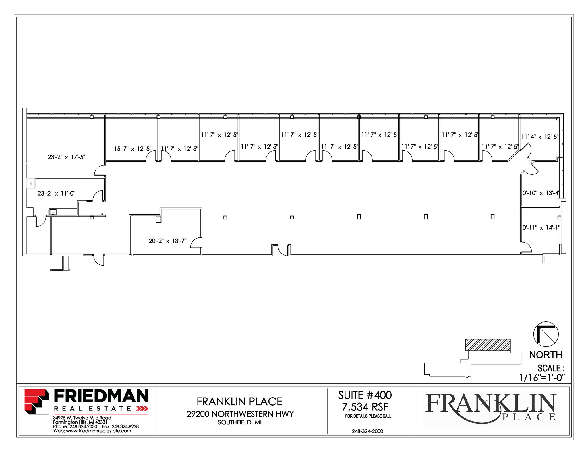 29200 Northwestern Hwy, Southfield, MI to rent Floor Plan- Image 1 of 2
