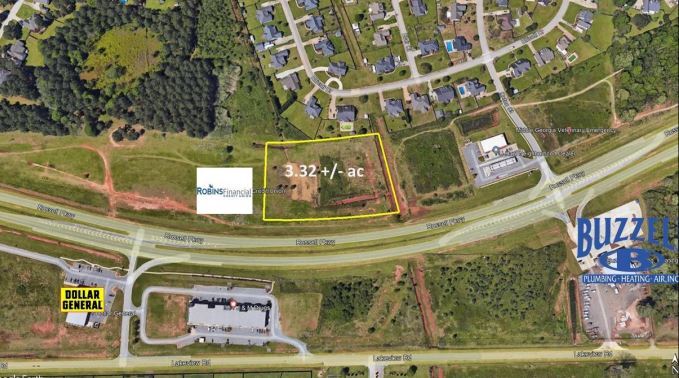 Russell Pkwy & Tharpe Rd, Warner Robins, GA for sale - Building Photo - Image 1 of 2