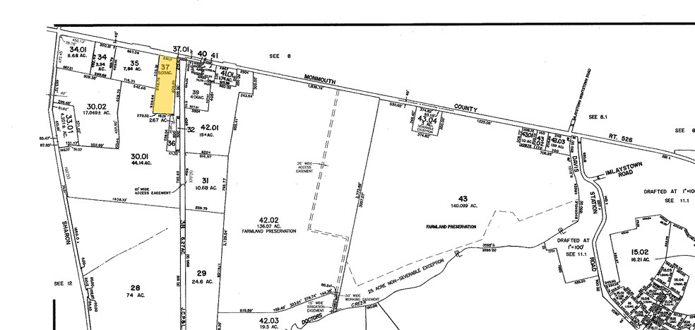 177 Route 526, Allentown, NJ for rent - Plat Map - Image 2 of 42