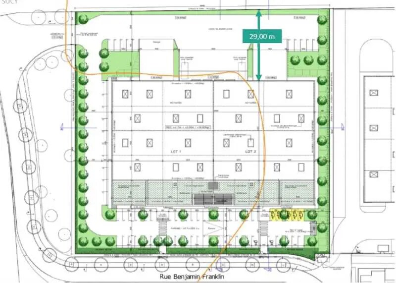 Office in Sucy-en-Brie to rent - Site Plan - Image 2 of 4