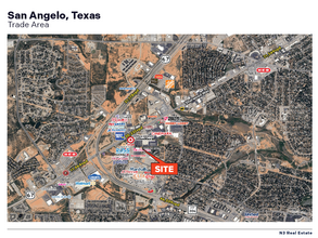 4238 Sunset Dr, San Angelo, TX - aerial  map view - Image1