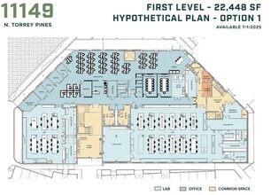 11149 N Torrey Pines Rd, La Jolla, CA to rent Floor Plan- Image 2 of 3