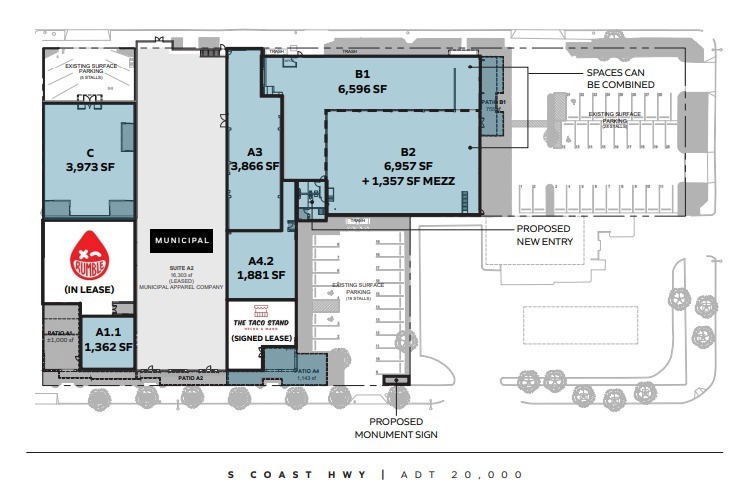 1722 S Coast Hwy, Oceanside, CA for rent Site Plan- Image 1 of 1