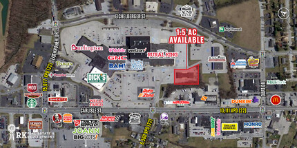 1155 Carlisle St, Hanover, PA for rent Site Plan- Image 1 of 3