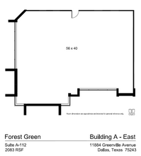 11910 Greenville Ave, Dallas, TX for rent Floor Plan- Image 1 of 1